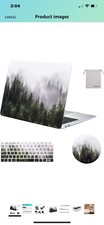 Mosiso Laptop Plastic Pattern Hard Case for Macbook Air 13 A1932+Mouse Pad 2019 picture