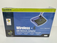 Linksys WUSB11 Wireless-B USB Network Adapter 2.4GHz 802.11b NEW SEALED Vintage picture