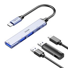 HUB78 4-Port USB C 3.0 Hub Splitter 5Gbps + PD10W USB-C Power Supply picture