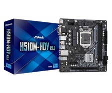 ASRock H510-HDV R2.0 Motherboard New, Unused, Slight Box Damage picture