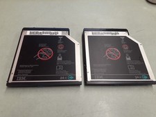 (2) TEAC CD-224E -B01 CD-ROM Drive 1977047B-01 IBM 27L3436 27L3435 - Black Bezel picture
