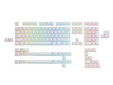 Aura V2 White PBT Pudding Keycaps ANSI US ISO Fits Full Size TKL 75% 60% picture