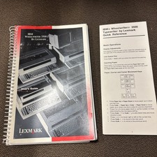 IBM Wheel Writer 3500 User's Guide by Lexmark and Quick Reference picture