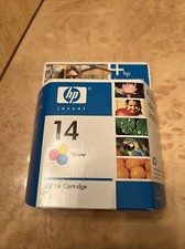 Genuine HP 14 Tri-Color Ink Cartridge C5010DN Sealed EXPIRED picture