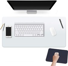 24 X 60 Inch XL Desk Pad Protector Clear Mats Blotter on Top of Desks for Laptop picture