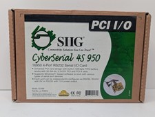 SIIG CYBERSERIAL 4S PCI I/O 16550 4-PORT RS232 SERIAL I/O CARD JJ-P45012 picture