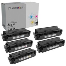 Toner Cartridges for Canon 046H (2Black, Cyan, Magenta, Yellow, 5pk) picture