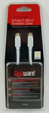 New Gigaware Gold Plated 6 ft 4 Pin to 4 Pin Firewire Cable P/N 1500005 NOS picture