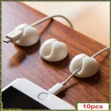 10pcs Cable Organizer Clips Desk Tidy Wire Cord USB Charger for Home Office Car picture