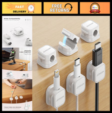 6 Pack Magnetic Cable Clips - Adjustable Cord Holders for Desk & Wall, Wire Orga picture