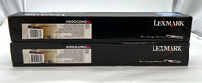 (2) Genuine Lexmark X950X2MG Magenta Extra High Yield Toner Cartridge picture