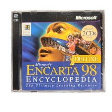 Microsoft Encarta 98 Encyclopedia Deluxe Edition PC Windows CD-ROM picture