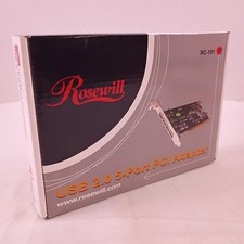 Rosewill RC-101 USB 2.0 5-Port PCI Adapter New in Box picture
