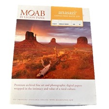 Moab ANASAZI Canvas Matte 1 Side Inkjet Paper 350 Wt  19 Sheets 8.5x11” Archival picture