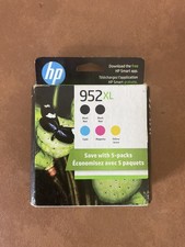 HP 952XL Black/Cyan/Magenta/Yellow Ink Cartridge Expired 2024 New Sealed picture