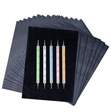 Carbon Paper 200 Sheets 11.8 x 8.3 Inch Black Graphite Transfer Tracing With 5 picture
