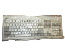 Vintage Dell QuietKey SK-8000 Beige PS/2 Keyboard Mechanical picture