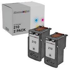 2PK REMAN Canon PG-210 PG210 2974B001 Black Ink Cartridges for MP230 MP240 MX420 picture