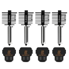 4-Pack Bamboo A1 mini/A1/A2L Hotend Kit, 0.2/0.4/0.6/0.8mm Hardened Steel Nozzle picture