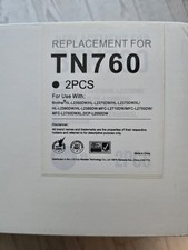 TN760 High-Yield Compatible Black Toner Cartridge for Brother Printer - Sealed picture