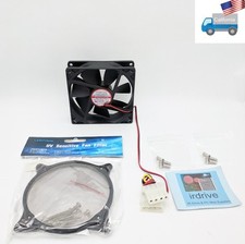 Evercool 92mm 4pin Ball Bearing 12V DC PC Case Cooling Fan +UV Sensitive Filter picture