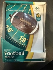 Vintage Logitech Football Mini Optical Mouse, Corded - BRAND NEW picture