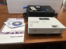 Epson PowerLite 1705c 1715 Multimedia Projector w/ Remote & Bag cables picture