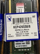 Kingston 8GB PC4-21300 (DDR4-2666) SO-DIMM Memory (KCP426SS8/8) Lot of 18 picture