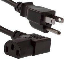 10ft Right Angle Power Cord – I-Sheng IS-15 (10A 125V) picture