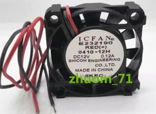 1PC ICFAN 0410-12H DC12V 0.12A 40*10MM Ultra durable fan picture