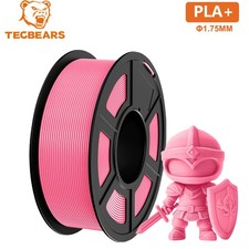 TECBEARS Pink  PLA Plus Filament 1.75 for Most FDM 3D Printers 1kg Spool picture