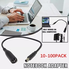 Lots of DC/AC Power Charger Converter Adapter Cable 7.4mm To 4.5mm For Dell picture