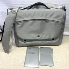Tumi T3 FLIP FLAP BRIEF Laptop Computer Briefcase Messenger Bag 6401ALU Silver picture