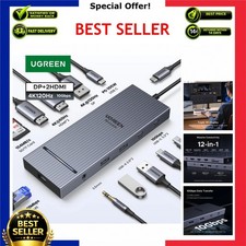 UGREEN 12-in-1 USB-C Docking Station 4K120Hz Dual HDMI DP 10Gbps picture