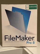NEW FILEMAKER PRO 8 SOFTWARE & User Guide/Resource Guide FOR Windows AND MAC CIB picture