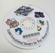 Art Explosion CD, Seasons Events & Holidays clip art and Print Center Suite picture
