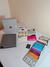 Vintage Ashton-Tate 5.25 Floppy Disk Organizer w/ IBM DOS dBASE III Everex picture