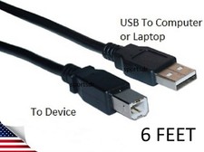 USB Cable Cord for HP Envy 4500 4511 4513 4516 5542 5549 5635 5643 7645 Printer picture
