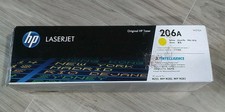 New Open Box HP 206A Yellow Original LaserJet Toner Cartridge, W2112A picture
