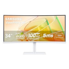 SAMSUNG 34” VIEWFINITY S65TC SERIES ULTRA-WQHD 1000R MONITOR LS34C650TANXGO picture