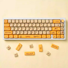 Pokémon Pikachu Keycaps set PBT Dyesub for Cherry MX Mechanical Keyboards MA picture
