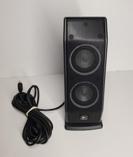 Logitech X-540 Replacement Original OEM Rear Speaker Black Plug Tested picture