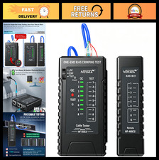 Network Cable Tester RJ45 RJ11 CAT5 CAT6 POE Ethernet Cable Mapper Tool picture