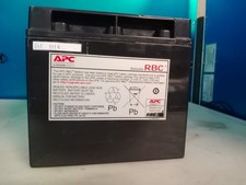 APC RBC6 UPS Battery Pack - Genuine 2x 12V 7Ah Lead Acid Battery - Untested (G3 1118) picture