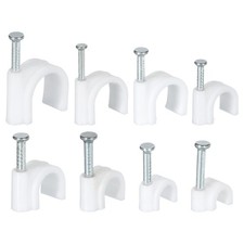 800Pcs Cable Clips with Steel Nails 4mm/5mm/6mm/7mm/8mm/10mm/12mm/14mm picture
