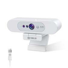 TOALLIN 4K UHD Webcam Windows Hello,Autofocus Web Camera w/ Privacy Shutter NEW picture