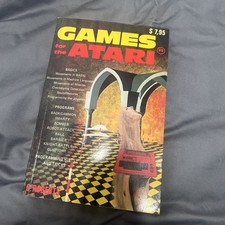 1982 book GAMES FOR THE ATARI Computer 400 800 basic Programs S ROBERTS vintage picture