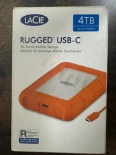 LaCie Rugged USB-C 4TB Portable Hard Drive picture