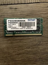 Patriot PSD28G800SK 4GB PC2-6400 DDR2-800 CL6 200-Pin SoDIMM Laptop Memory RAM picture