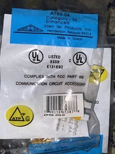 17 NEW Allen Tel AT65-04 Cat5e Jack Module Yellow 1 Port T568-A/B picture